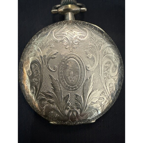 1908 HAMILTON 993 Mod 1 21j 25yr Gold Filled 16s Full Hunter Engraved Case~Runs - Picture 4 of 14